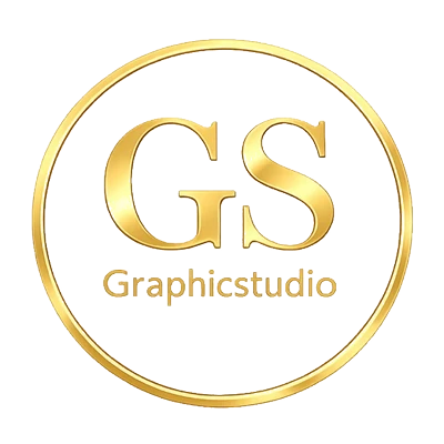 Logo de GS Graphicstudio, identité visuelle au Vauclin en Martinique